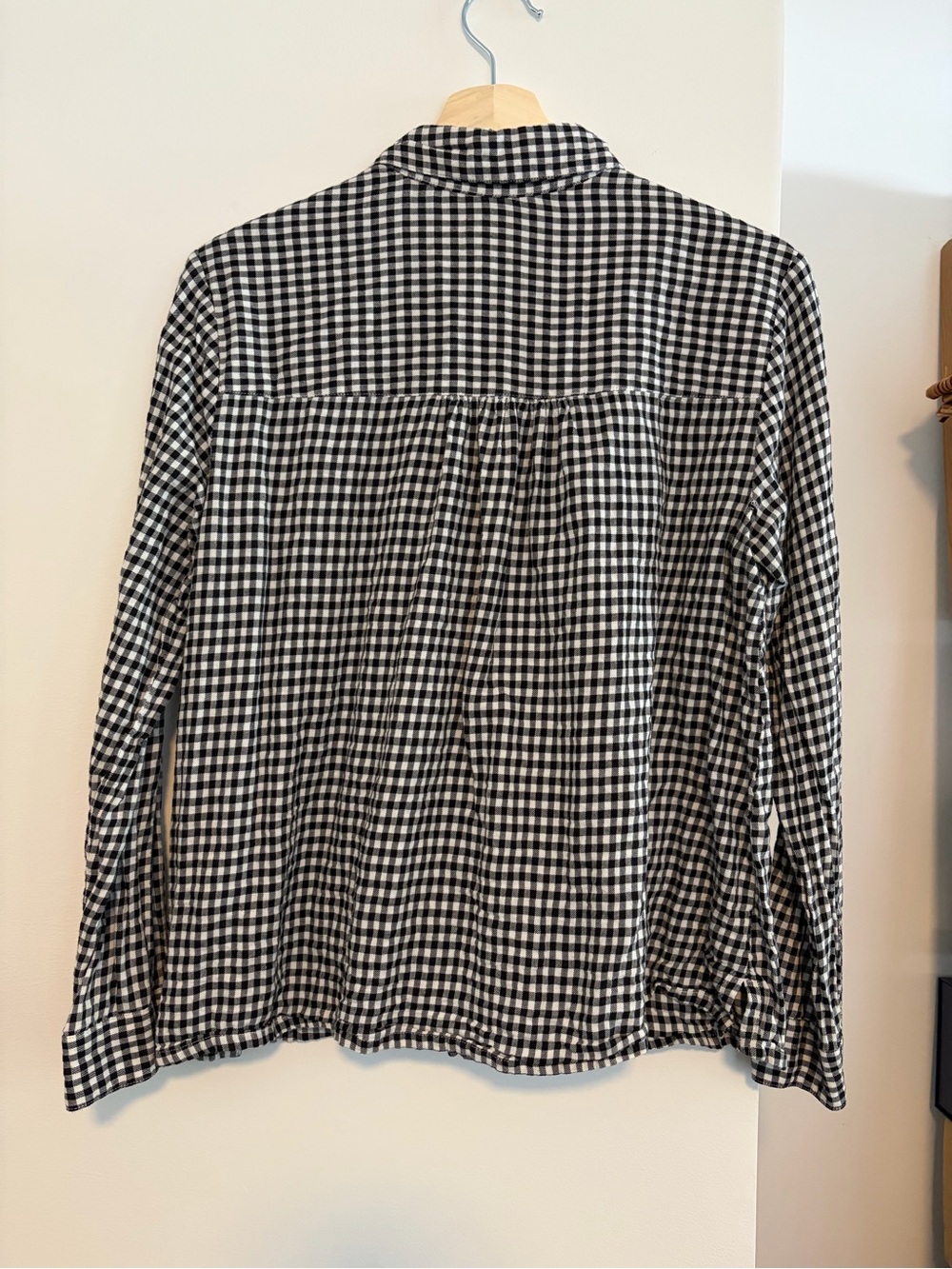 Toast cotton Black & White Gingham Button-Down Shirt - Picture 3 of 7